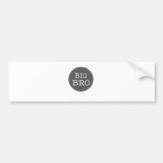 Personalized Boys Big Brother Gifts Bumper Sticker
