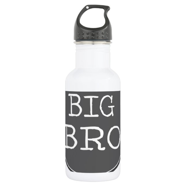 Personalized Boys Big Brother Water Bottle (Front)