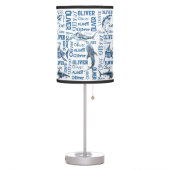 Personalized boys name lamp with sharks (Left)