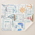 Personalized boys name nautical marine sailing 