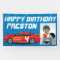 Personalized Boys Race Car Birthday Party Photo