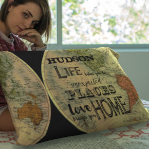 Personalized Boy's Room Inspirational Quote Pillow Case