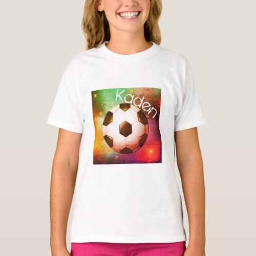 Personalized Boys Soccer Tee