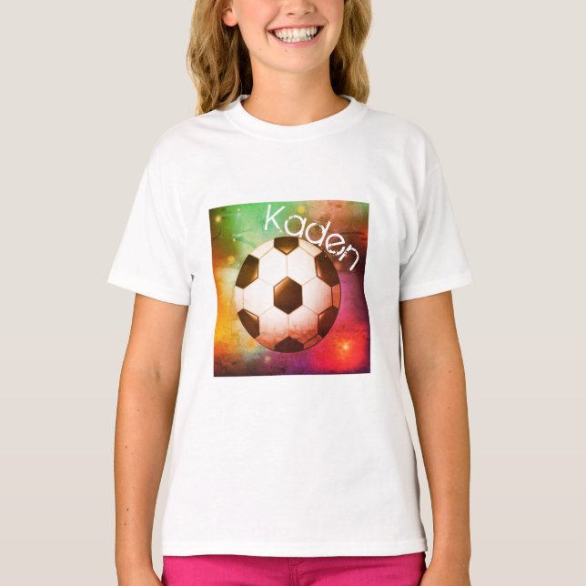 Personalized Boys Soccer Tee (Front)