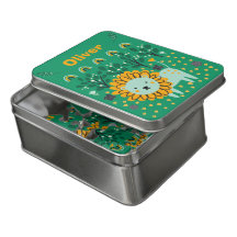 Personalized Boys Toddler Cute Lion Green