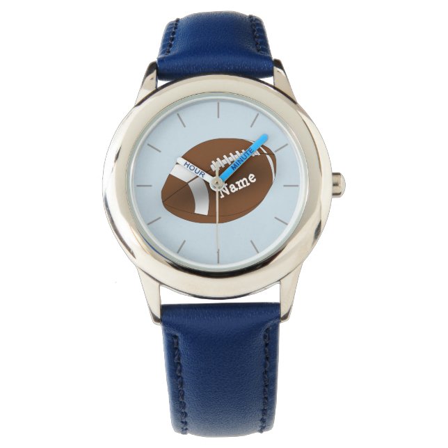 Personalized Boys Watch American FOOTBALL add name (Front)