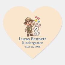 Personalized Boys Waterproof Name Labels