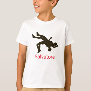 Personalized Boys Wrestling T shirt