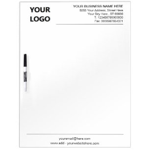 Personalized Branded Business Dry Erase Board