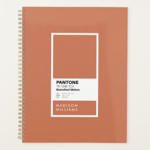Personalized Branded Melon Notebook   Custom Name