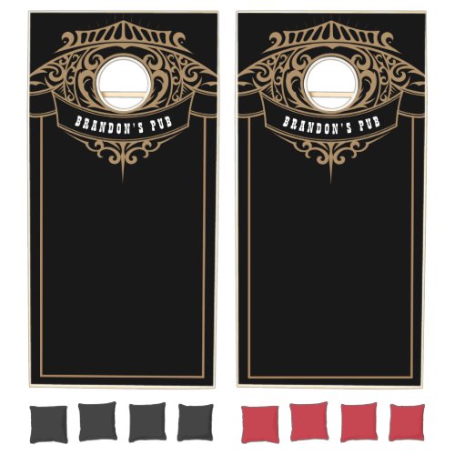 Personalized Brew Pub Cornhole Set