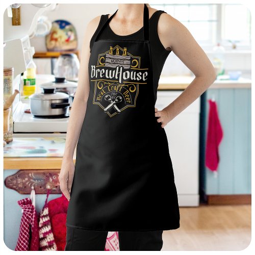 Personalized BrewHouse Best Craft Beer Ale Bar  Apron