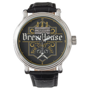 Personalized BrewHouse Best Craft Beer Ale Bar Watch