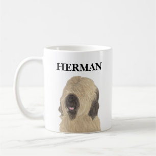 Personalized Briard Coffee Mug
