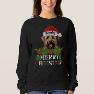 Personalized Briard Dog Merry Christmas Sweatshirt