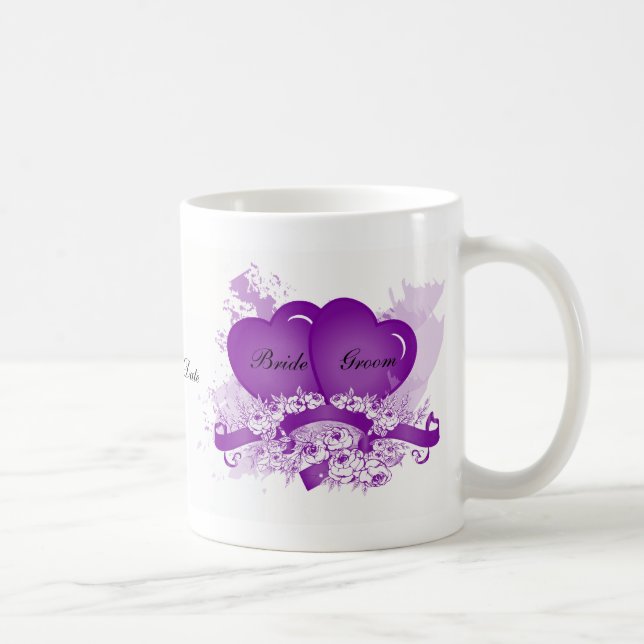 Personalized Bridal Couple Mug Template (Right)