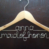 Personalized Bridal Hanger (Front)