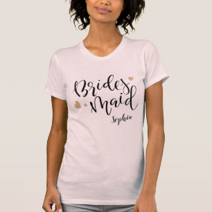 Personalized Bridal Party Bridesmaid shirts