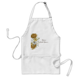 Personalized Bridal Shower Apron-Autographable! A Adult Apron