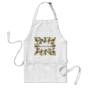 Personalized Bridal Shower Apron-Autographable! A Adult Apron