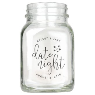 Personalized Bridal Shower Date Night Jar