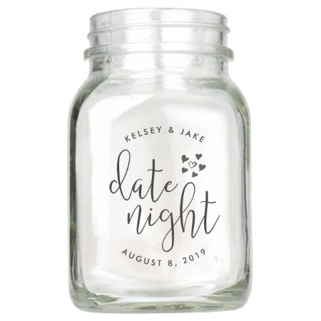 Personalized Bridal Shower Date Night Jar