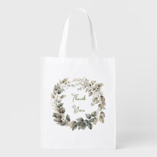 Personalized Bridal Shower Favor Grocery Bag
