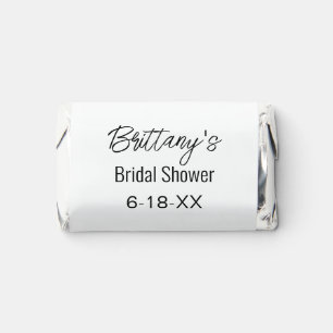 Personalized Bridal Shower Hershey's Miniatures