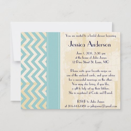 Personalized Bridal Shower Invitations