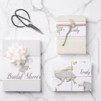 GREENERY | Wedding Bride Custom Wrapping Paper