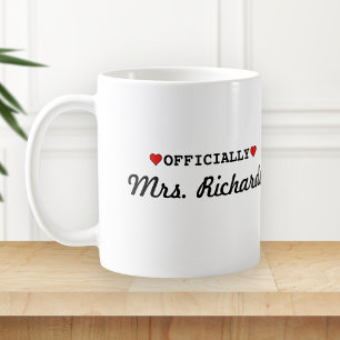 Personalized Bridal Wedding Coffee Mug