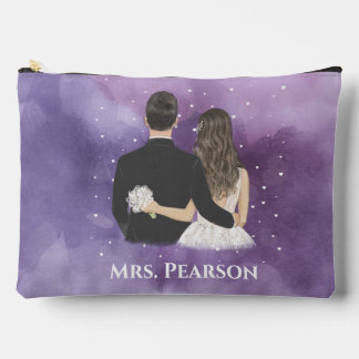 Personalized Bride Accessory Pouch