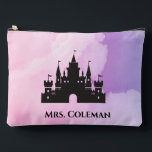 Personalized Bride Accessory Pouch<br><div class="desc">Add your own name or your brides! Customize the background color and text color! Use this for your bachelorette or wedding day!</div>