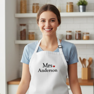 Personalized Bride Adult Apron