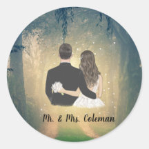 Personalized Bride and Groom