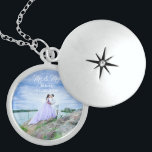 Personalized Bride and Groom Necklace<br><div class="desc">Create a memorable keepsake with this personalized bride and groom photo necklace.  This product is customizable,  so you can easily add your own wedding information and upload a picture. There are three different styles to choose from,  and this necklace comes in sterling silver or a silver plated coating.</div>