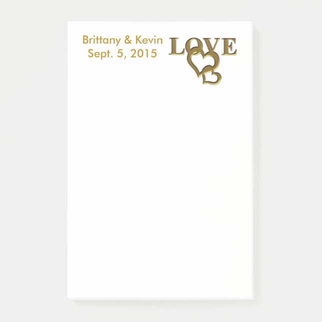 Personalized Bride and Groom Notes (Front)