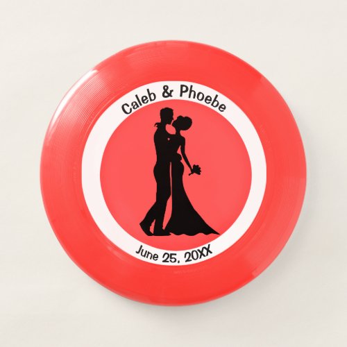 Personalized Bride And Groom Wedding Favor Wham_O Frisbee