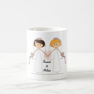 Personalized Bride & Bride Mug