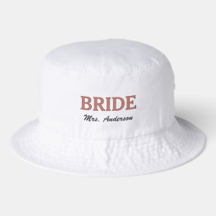 Personalized Bride Bucket Hat - Stylish Bridal 