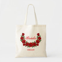 Personalized Bride Floral Custom Name Wedding Gift