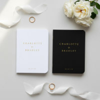 Personalized Bride Groom Gold Foil Wedding