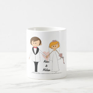 Personalized Bride & Groom Mug