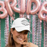 Personalized Bride Groom Wedding  Trucker Hat<br><div class="desc">This design may be personalized in the area provided by changing the photo and/or text. Or it can be customized by clicking Personalize this Template and then choosing the click to customize further option and delete or change the color of the background, add text, change the text color or style,...</div>