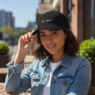 Personalized Bride Honeymoon Gift, Custom Mrs  Embroidered Baseball Cap