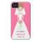 Personalized Bride iPhone 4 Case-Mate Barely There