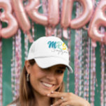 Personalized Bride Mrs Wedding  Trucker Hat<br><div class="desc">This design may be personalized in the area provided by changing the photo and/or text. Or it can be customized by clicking Personalize this Template and then choosing the click to customize further option and delete or change the color of the background, add text, change the text color or style,...</div>