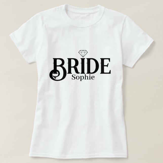 Personalized  Bride Name  2026 T-Shirt (Design Front)