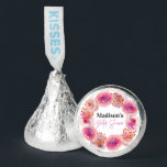 Personalized Bride Name Bridal Shower Pink Floral Hershey®'s Kisses®<br><div class="desc">These stunning stickers feature a bright floral design that will instantly elevate your bridal shower decor. These stickers can be used to decorate favor boxes,  party favors,  invitations,  thank you cards,  and more.</div>