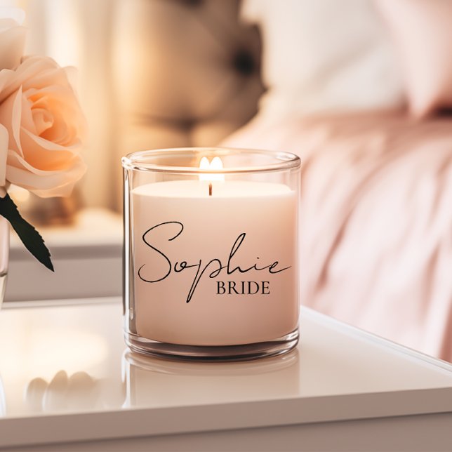 Personalized Bride Scented Candle (Creator Uploaded)